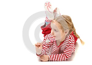 Girl with lollypop