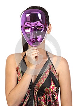 Girl in the mask