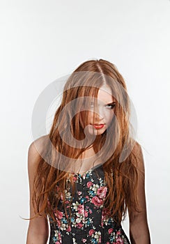 Girl with matted hair