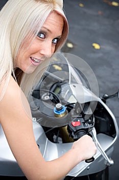 Girl On A Motorcycle