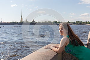 Girl on the Neva River