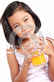 Girl With Orange Juice