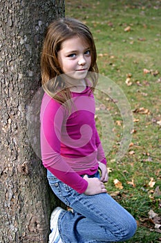 Girl in Park photo