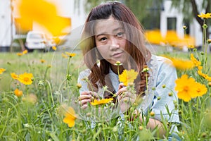 Girl in the park