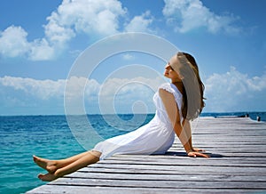 Girl on the Pier