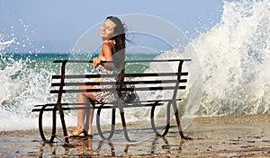 Girl on the Pier