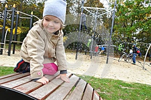 Girl on the playground