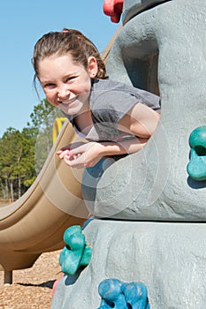 Girl on playground