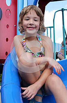 Girl on Playground