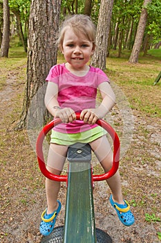 Girl on the playground