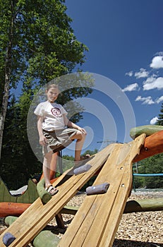 Girl On Playground