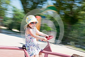 Girl on the playground