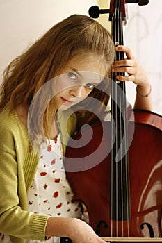 Girl playing cello