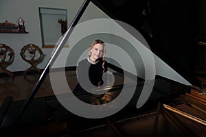 Girl Playing the Piano