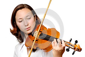 Girl Playing the Violin