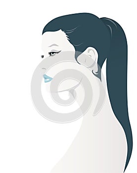 Girl With Ponytail