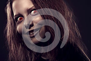 Girl possessed by a demon photo