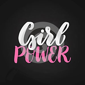 Girl Power Lettering.