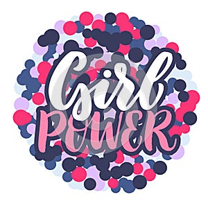 Girl Power Lettering.
