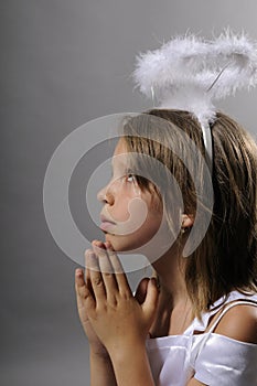 Girl praying