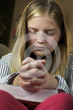 Girl Praying