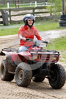 Girl in quad