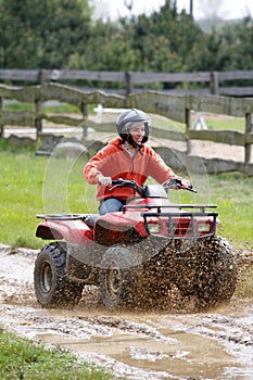 Girl in quad