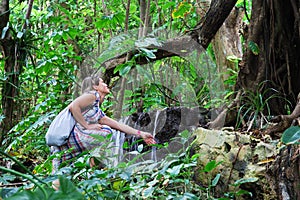 The Girl In Rainforest