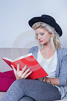 Girl reading