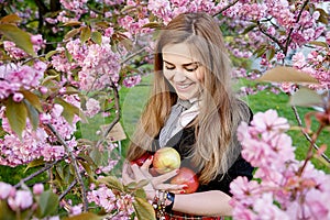 Girl reading book / student reading a book/ in park /