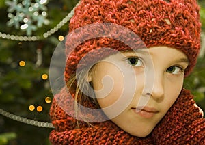 Girl in a Red Hat