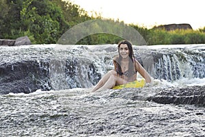 Girl on the river