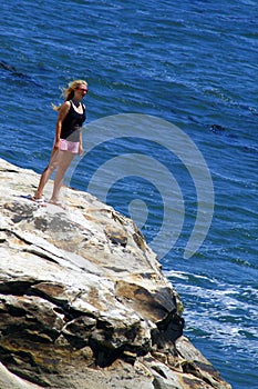 Girl on the Rock