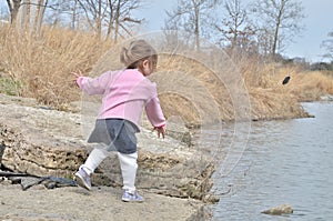 Girl with a rock 3