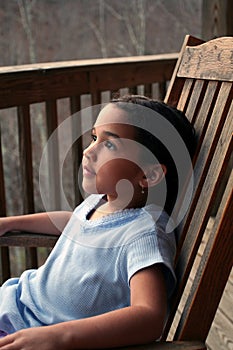 Girl in Rocking Chair