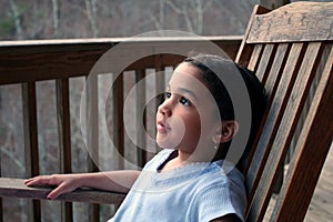 Girl in Rocking Chair