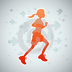 Girl Running