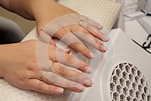 Girl`s Colorless Prepared Nails Uncoated