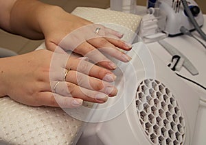 Girl`s Colorless Prepared Nails Uncoated