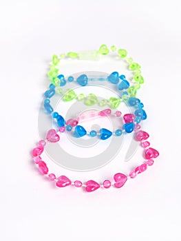 GirlÂ´s plastic bracelet