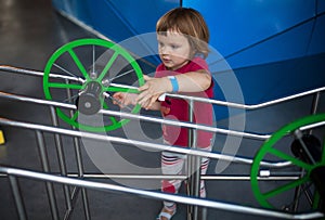 Girl in a Science Museum