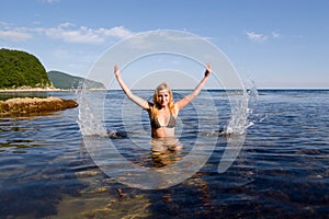 Girl and sea