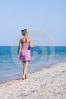 Girl at the sea