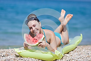 Girl at the sea