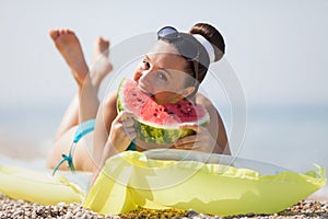 Girl at the sea