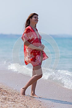 Girl at the sea