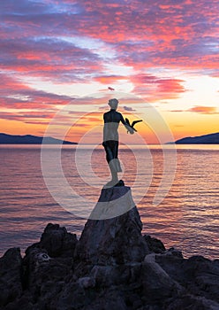 Girl with a Seagull