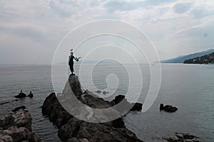 Girl with a seagull