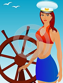 Girl the seaman