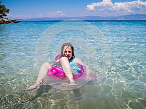 Girl at the seaside